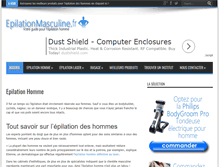 Tablet Screenshot of epilationmasculine.fr